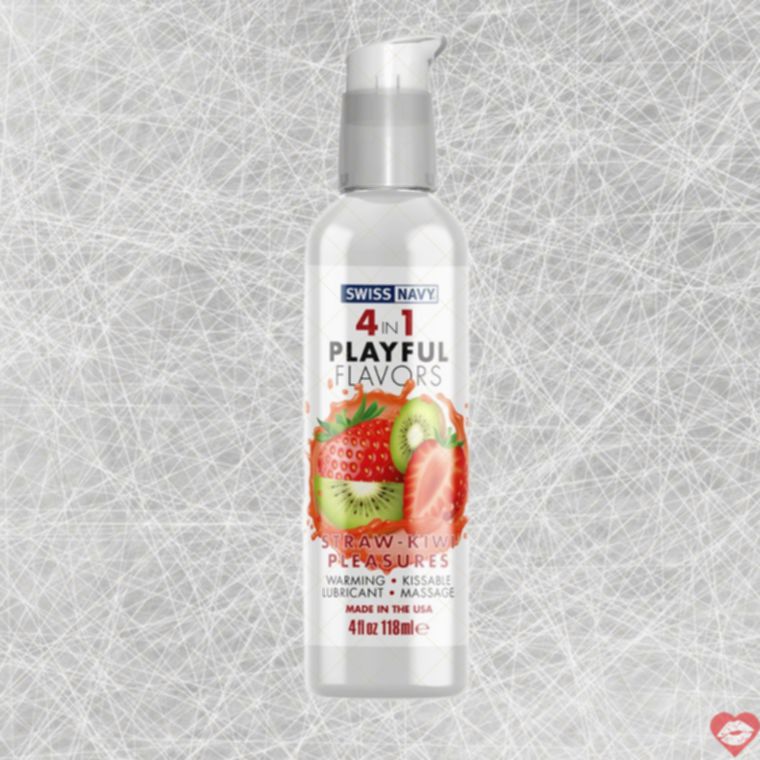 Swiss Navy Playful Flavors Dâu Kiwi 4in1 Bôi Trơn Ngon