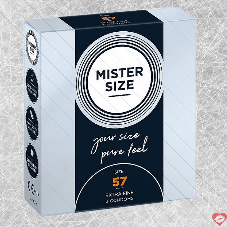 Bao cao su Mister Size 57mm Đức siêu vừa vặn 