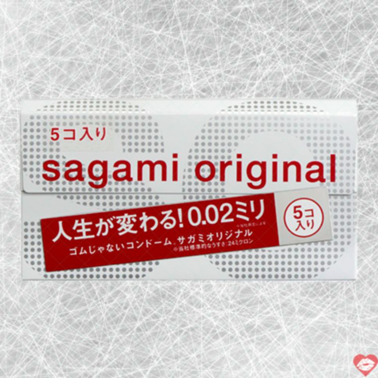 Sagami 0.02 Bao Mỏng Nhật 5pcs An Toàn Siêu Mỏng 