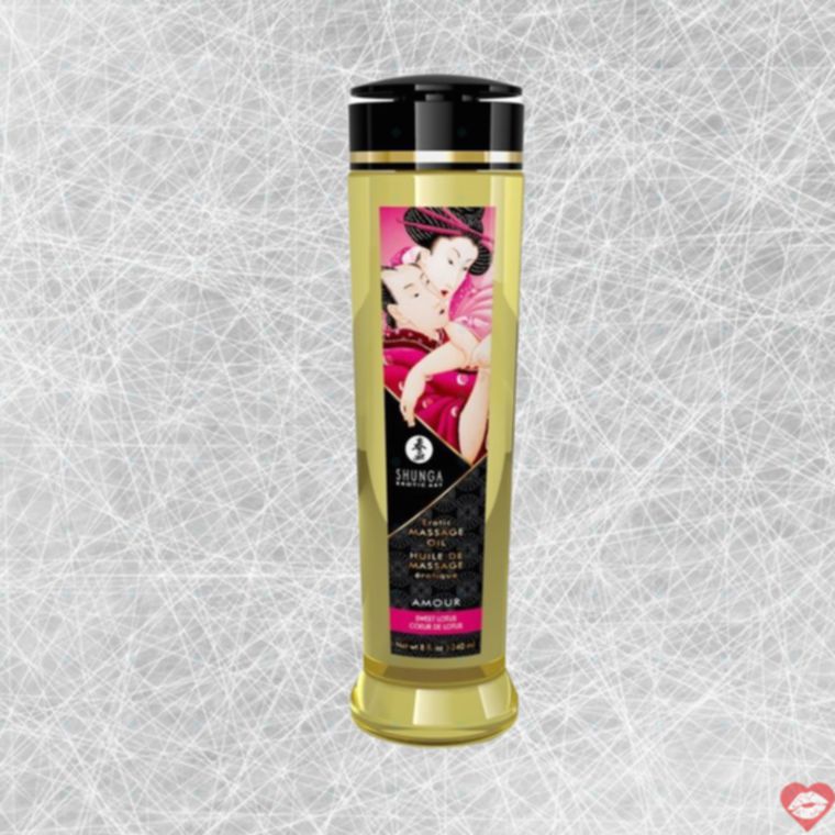 Shunga Dầu Massage Hoa Sen 240ml Ngọt Ngào