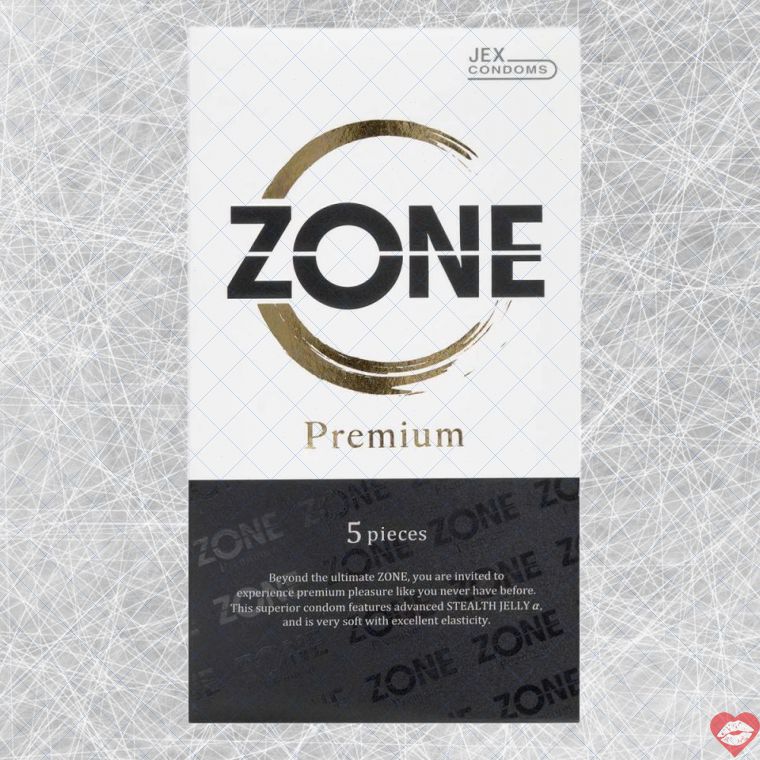Jex Zone Premium Bao Cao Su Nhật 5 Miếng Mềm Mịn Dày