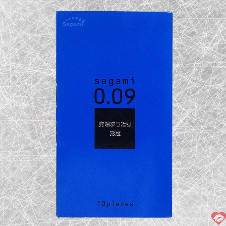 Sagami 0.09 natural 10 cái bao siêu mỏng Nhật an toàn