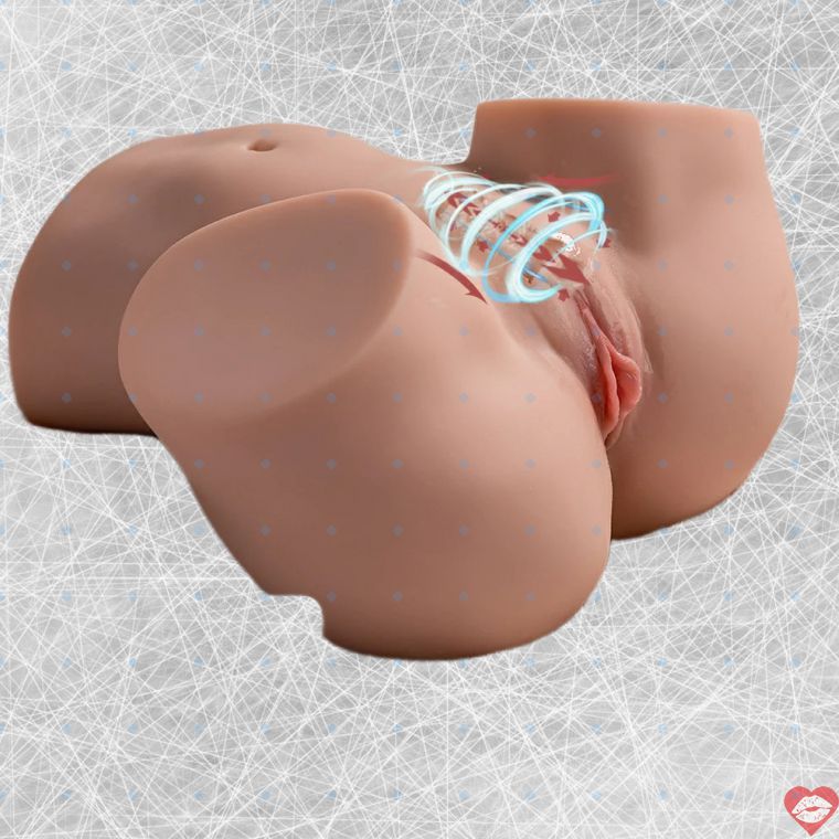 Xise Sydni mông to 7.4kg torso hút rung 3D thực tế