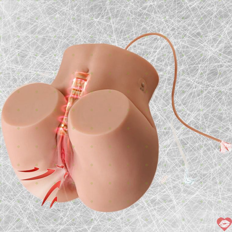 Xise Minian torso mông 6kg hút rung thực tế pocket pussy