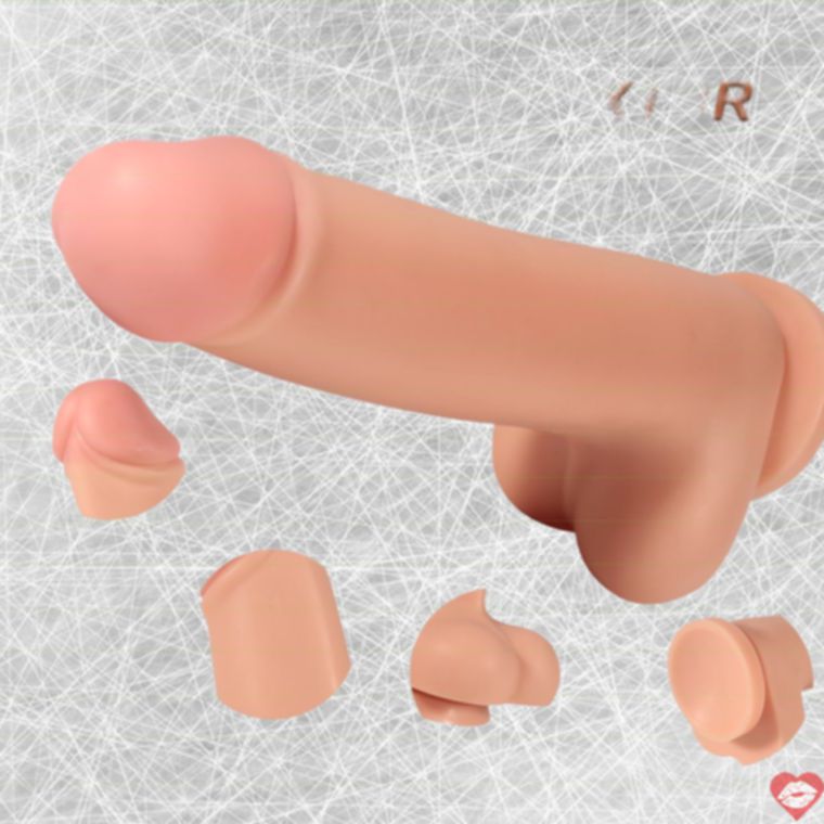 29cm Penis Masturbator texture thật uốn cong rửa dễ