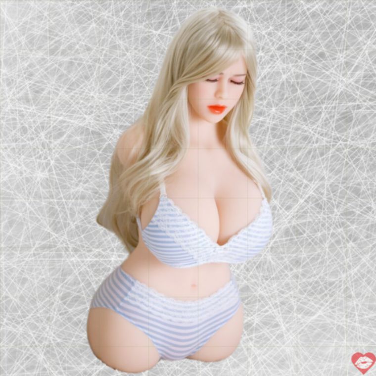 Torso búp bê tình dục trắng nửa thân cong vú đầy đặn