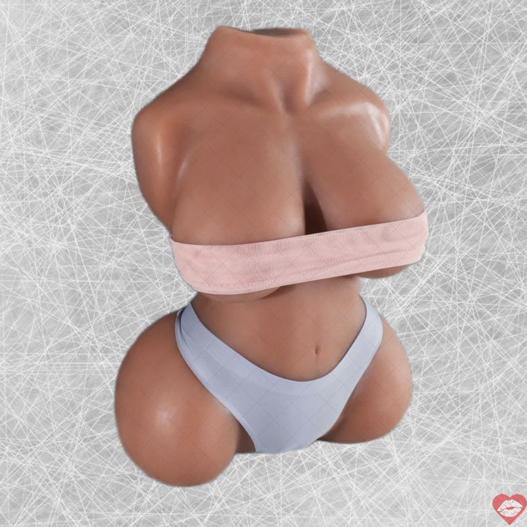 Torso Nửa Người Nữ 5.5kg Da Nâu Siêu Nhẹ Dễ Mang