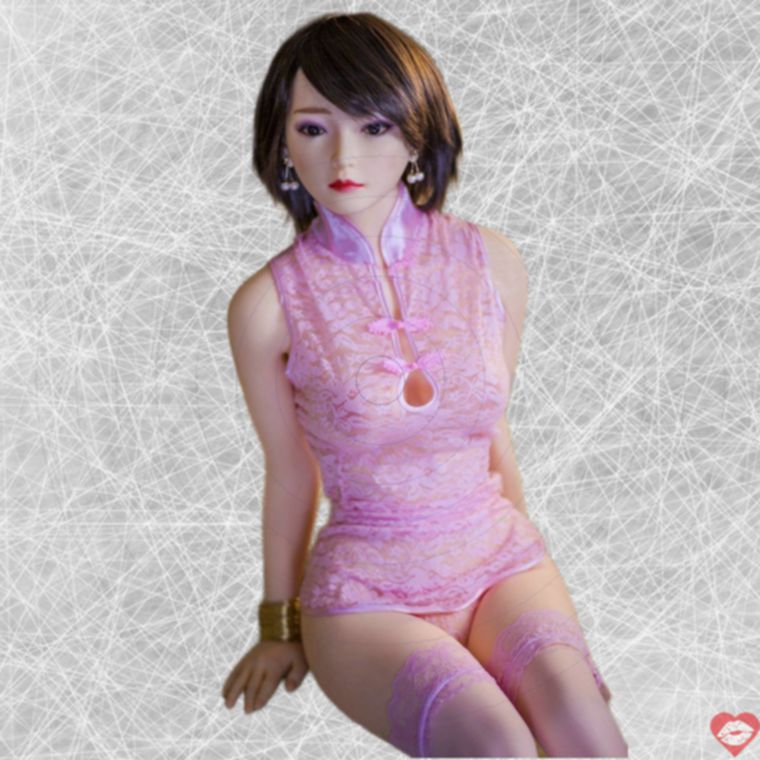 Evelyn TPE Doll 148cm Ngắn Tóc Oral Siêu Mềm