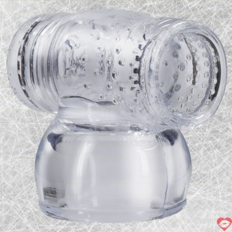 Stroker Wand Merci Cock Siêu Co Giãn Đôi Kích Mạnh 