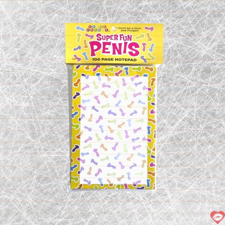 Super Fun Notepad Dương Vật Hài Hước Vui Nhộn 