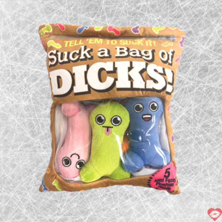 Gối Suck A Bag of Dicks Vui Nhộn Mềm Mịn 