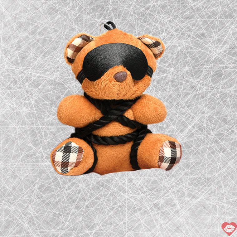 Master Bound Teddy Bear Móc BDSM Dễ Thương 