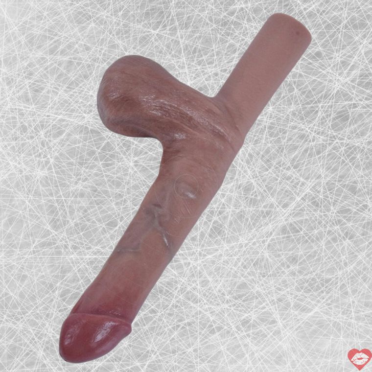 Yeloly Shemale Dildo Silicone 28.5cm Thực Tế