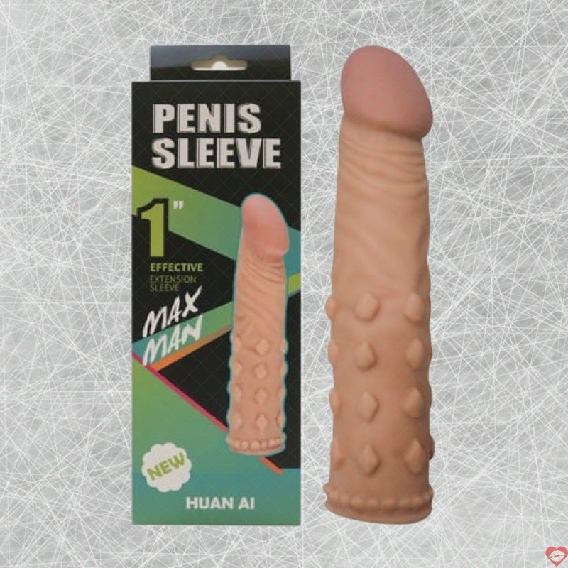 Bao cao su đôn dên Huan Ai silicon mềm mại tăng kích thước chuẩn 