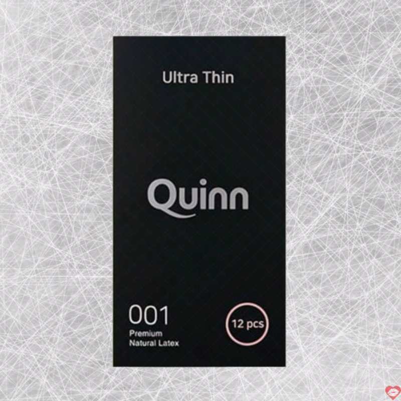 Bao cao su Quinn Ultra Thin siêu mỏng an toàn chính hãng 12 cái 