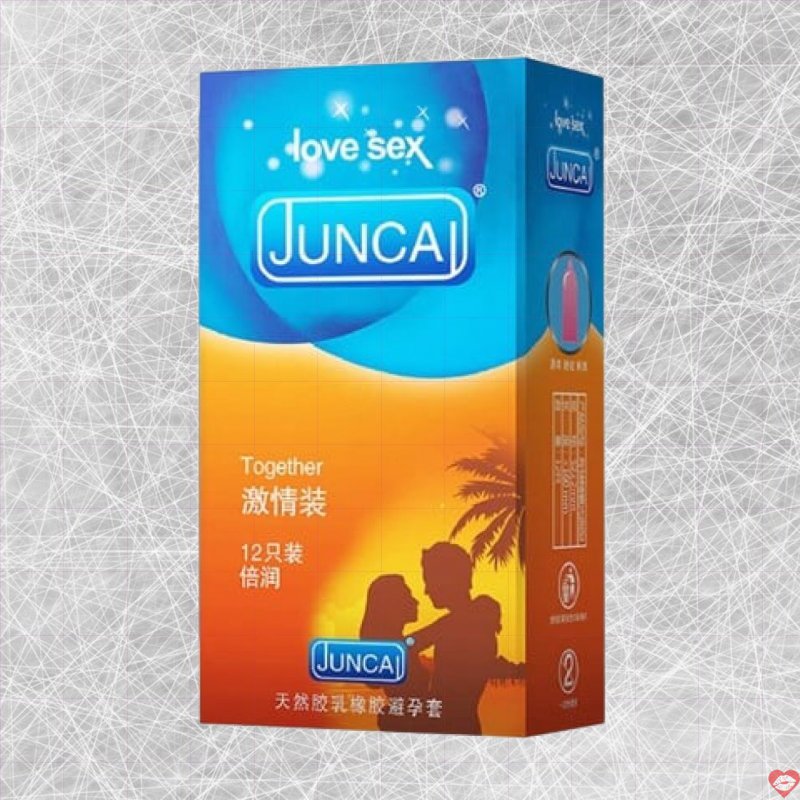 Bao cao su Juncai Together Hộp 12 Cái Tăng Cảm Giác Ma Sát 