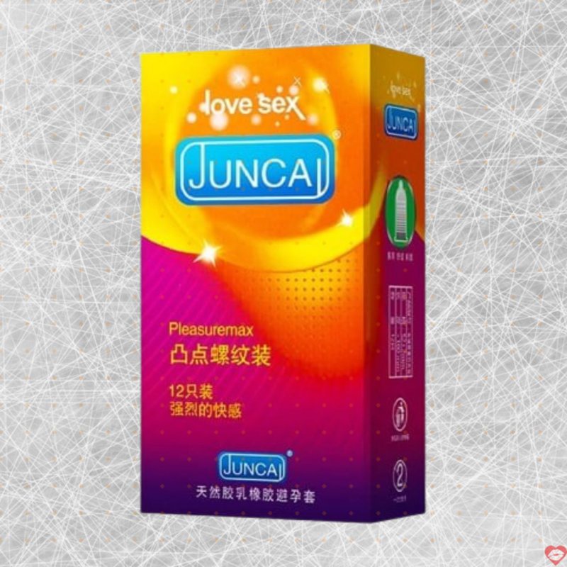 Bao cao su Juncai Pleasuremax gân điểm nổi kích thích lên đỉnh 
