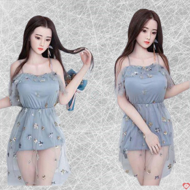 Búp bê silicone bạch kim 1m58 tóc cấy thật mềm mại giá tốt 