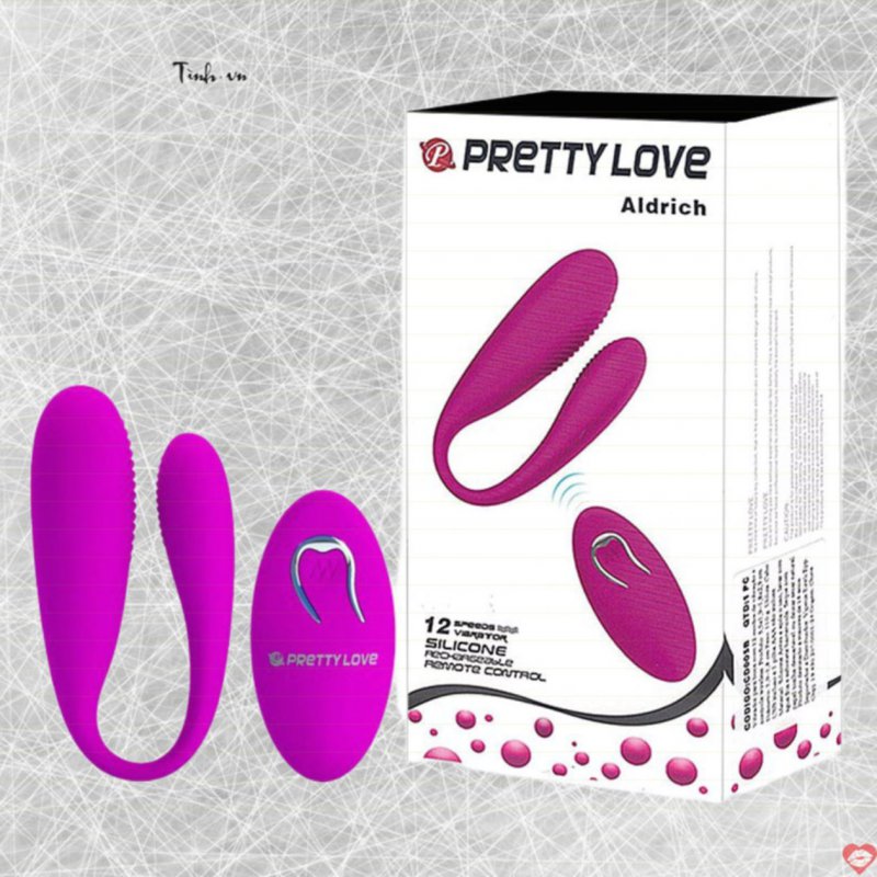 Trứng rung Pretty Love Aldrich kích thích điểm G mạnh mẽ sướng đỉnh 