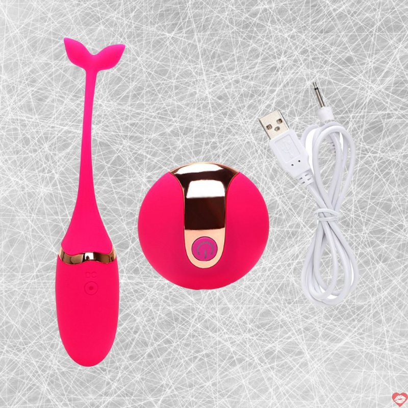 Trứng rung cá heo không dây silicon an toàn 10 chế độ giá tốt 