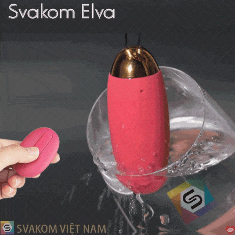 Trứng Rung Svakom Elva Sạc Pin Siêu Mạnh Kích Thích Phụ Nữ 