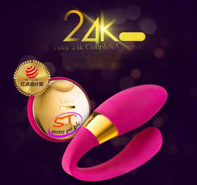 Trứng Rung Lelo Tiani 24K- Siêu Phẩm Phòng The Mạ Vàng 24K – DC85K