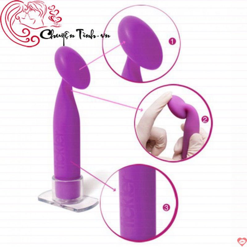 Máy massage điểm G cao cấp hình nấm silicone rung mạnh kích thích 