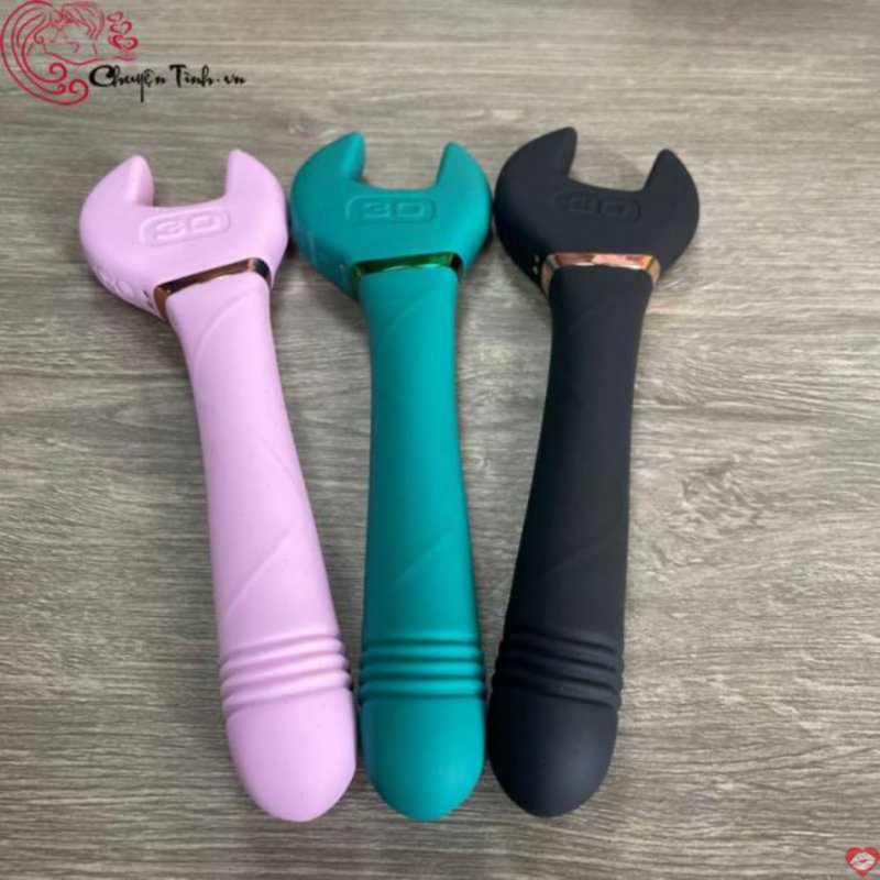 Cờ Lê Rung 10 Chế Độ Điểm G Massage Silicone Cao Cấp Sạc Usb 