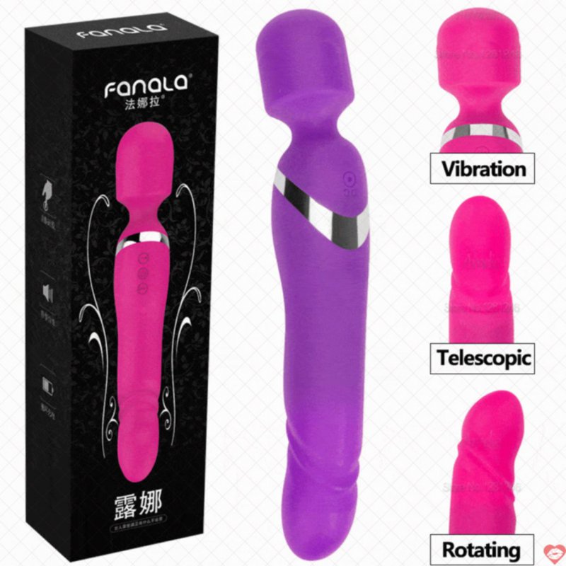 Chày Rung Đầu Đuôi Silicone Mịn Màng Thỏa Mãn Tình Ái Nàng 
