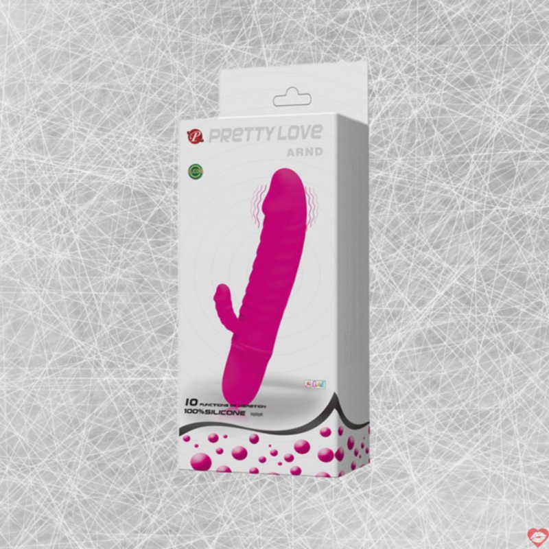 Dương vật silicon nhỏ gọn rung mạnh PrettyLove Arnd chất lượng cao 