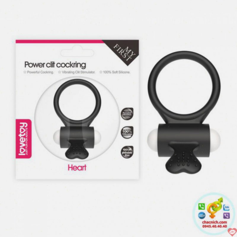 Vòng Rung Power Clit Silicone Cao Cấp Love Toy Tặng Quà 