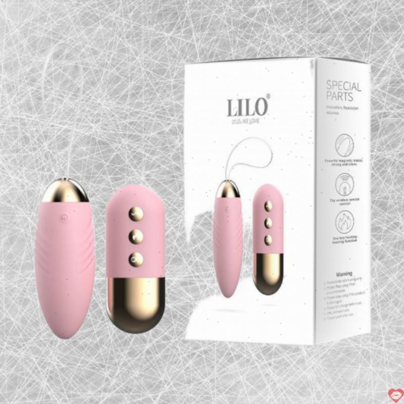 Trứng rung Lilo cao cấp sưởi ấm điều khiển không dây USB 