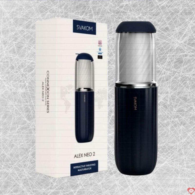 Âm đạo giả Svakom Alex Neo 2 rung thụt mạnh thiết kế nhỏ gọn tiện lợi 