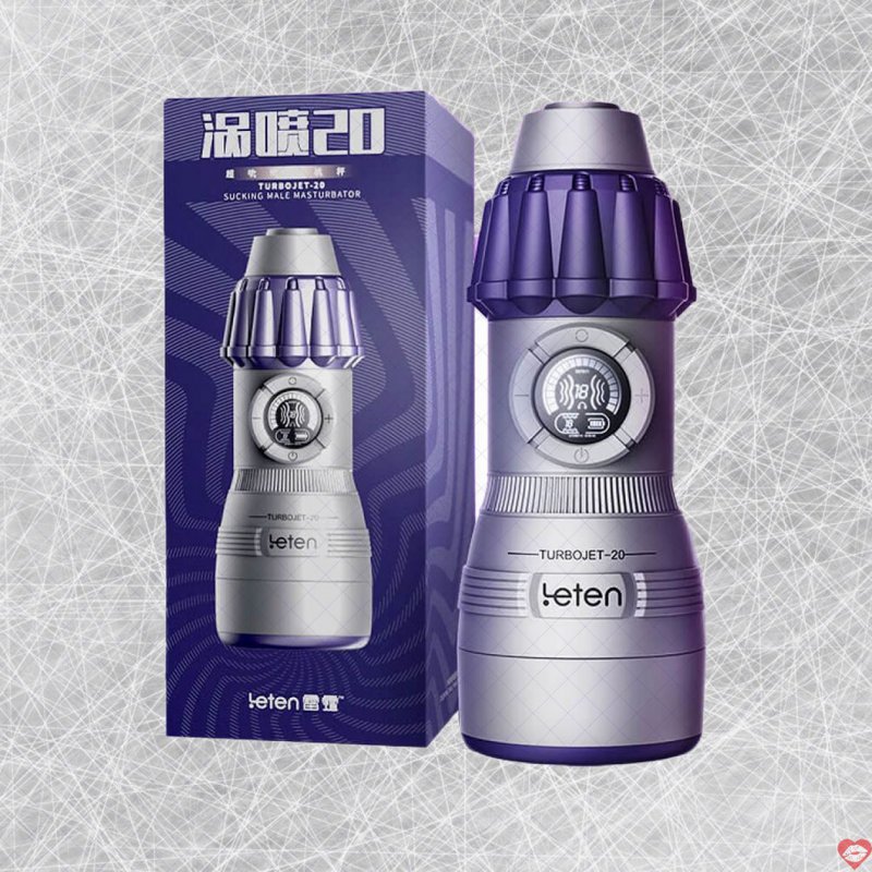 Âm đạo giả Leten Turbojet 20 chế độ rung hút tự động cực mạnh 