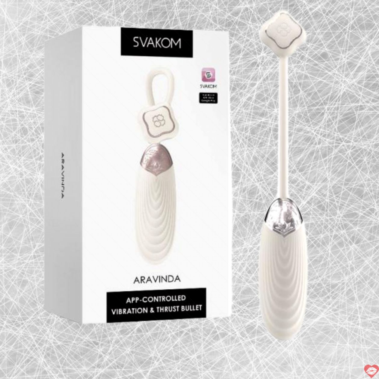 Trứng rung cao cấp Svakom Aravinda kết nối bluetooth điều khiển qua app