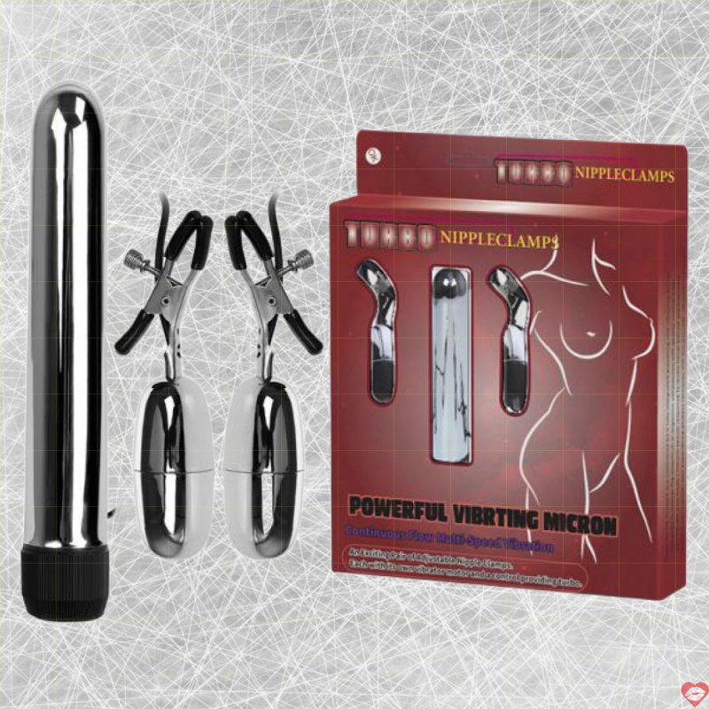 Bộ rung điểm G kẹp vú đa tần Turbo Nippleclamps kích thích cực khoái 