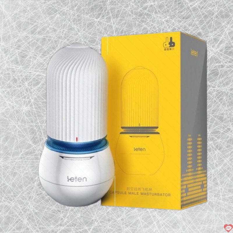 Cốc Âm Đạo Giả Leten Capsule Xoắn Gai Siêu Mềm Mịn Bú Mút Thật 