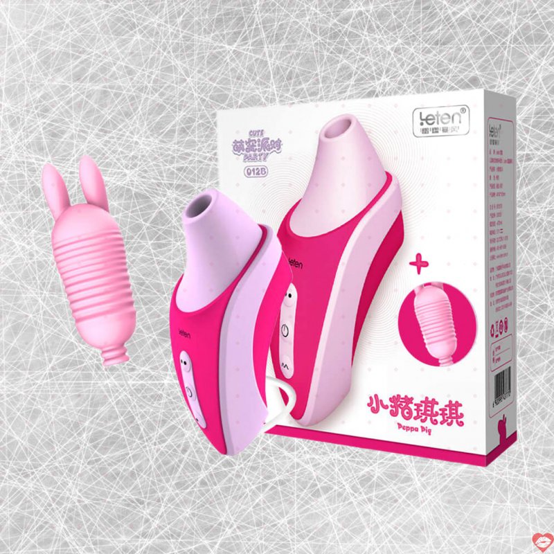Máy bú Leten Peppa Pig 012B trứng rung tai thỏ kích thích 