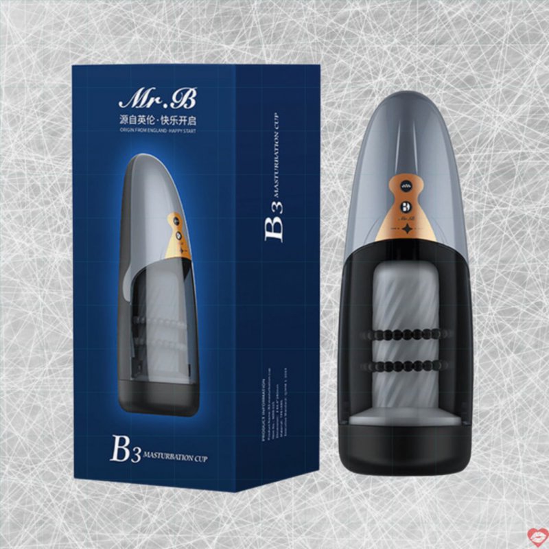 Âm đạo giả Mr.B B3 sạc điện 5 chế độ rung nén rên kích thích 