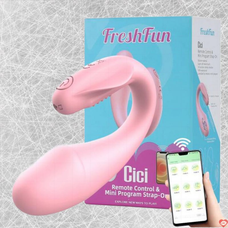 Trứng rung 2 đầu FreshFun CiCi Bluetooth điều khiển app siêu mượt 