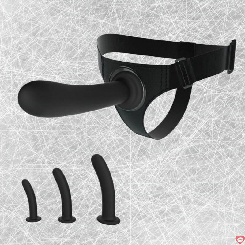 Dương vật giả silicon co giãn siêu mềm dây đeo tiện lợi sextoy nữ đồng tính 
