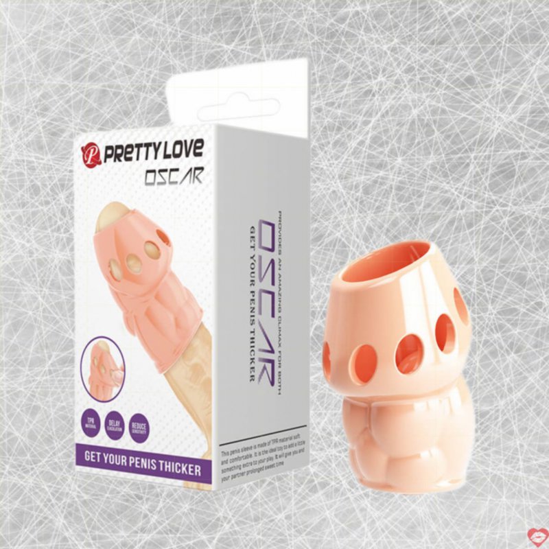 Bao cao su đôn dên Pretty Love Oscar hở đầu siêu mềm mại tăng kích thích 