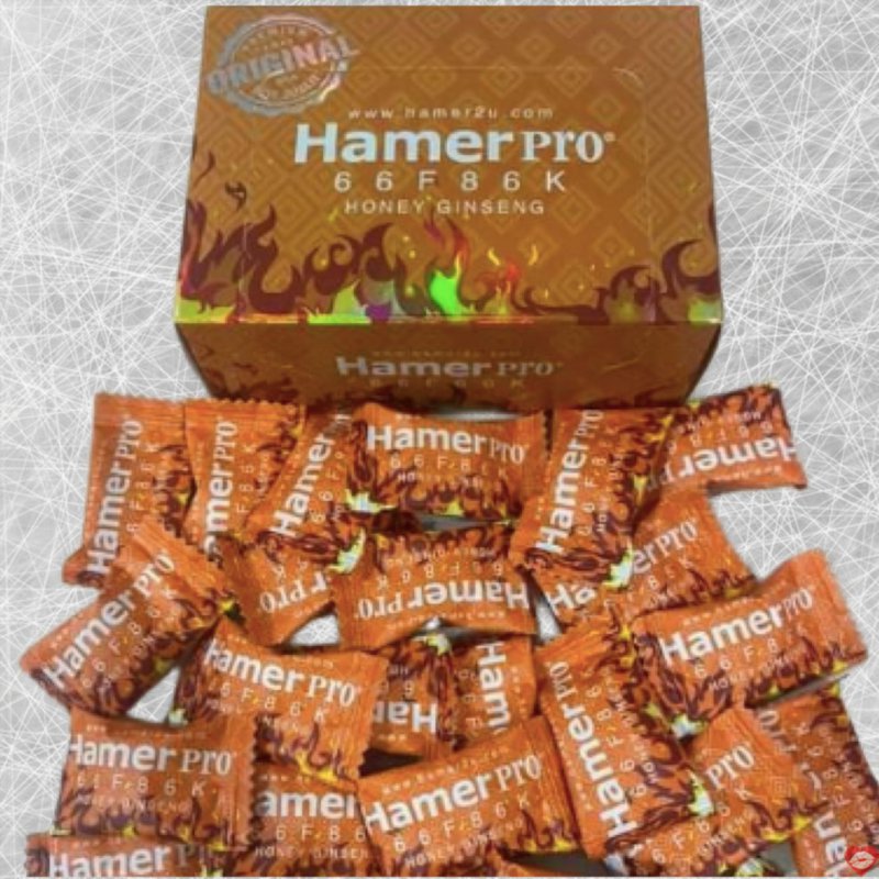 Kẹo Sâm Hamerpro Mật Ong Tăng Sinh Lý Nam Hưng Phấn 