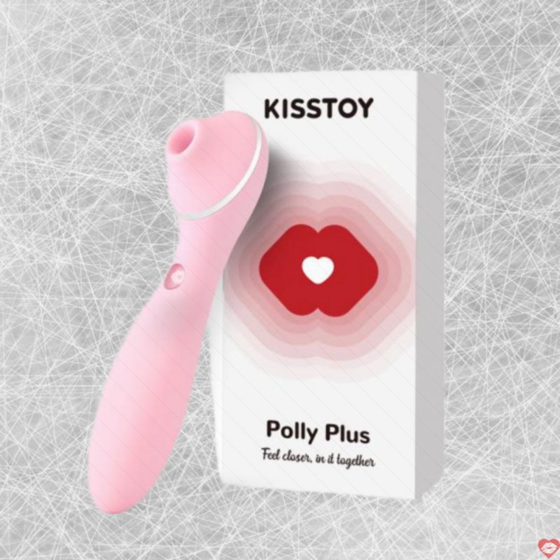 Máy massage Kistoy Polly Plus 2 đầu rung hút mạnh, kích thích tối đa 