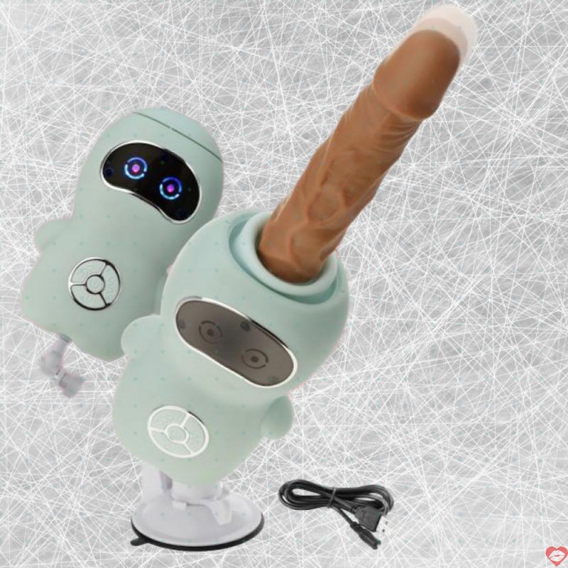 Dương vật giả rung thụt sưởi ấm Wanle Ares, robot thỏ đế gắn tường 