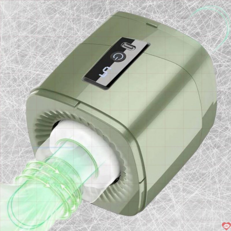 Cốc thủ dâm Erectile Stem Ailebo rung thụt xoay âm đạo giả tự động nhỏ gọn