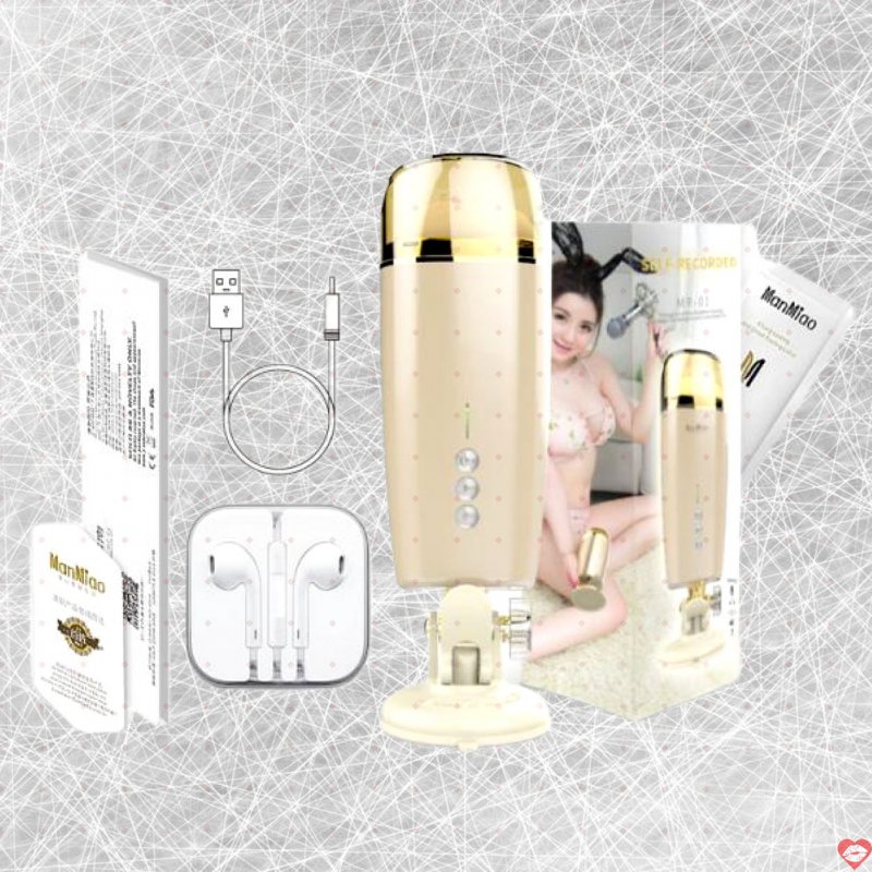 Âm đạo giả ManMiao MR-02 gắn tường rung đa điểm siêu kích thích 