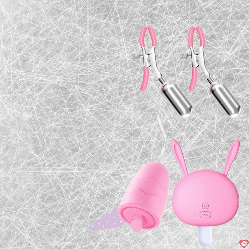Trứng rung kẹp ti Mizzzee Punch Delight lưỡi liếm kích thích đa chế độ 