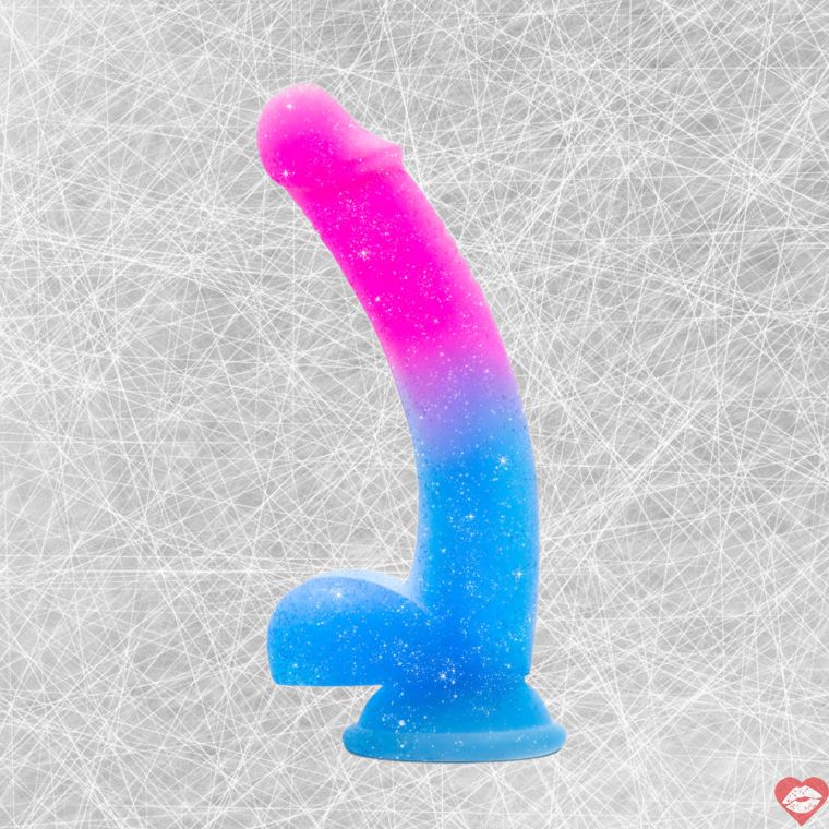 Dildo Blush Avant Ombre Lấp Lánh Uốn Cong Đẹp Mê 