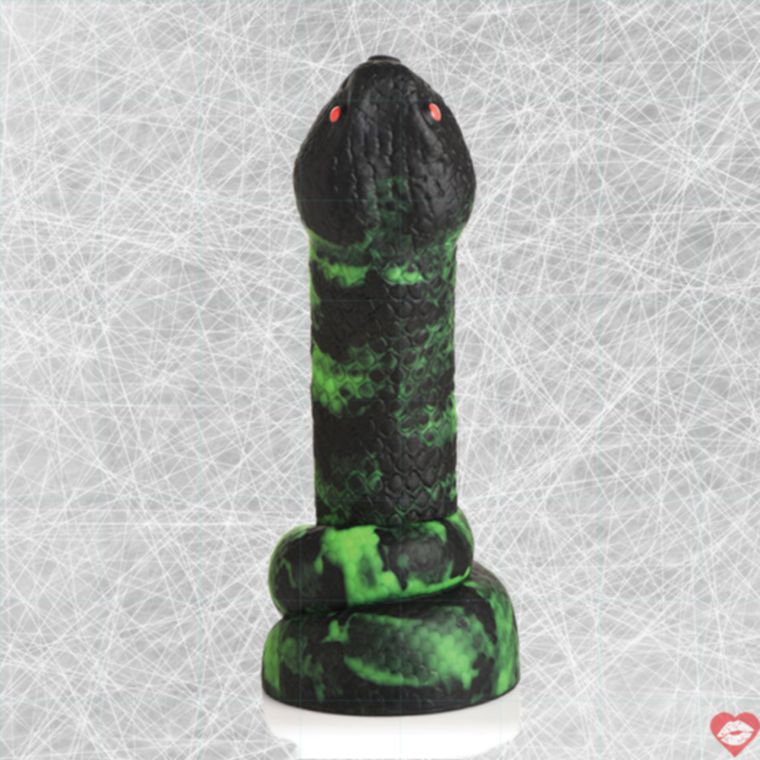 Creature Cocks Python Rắn Xanh Đen Lấp Lánh Fantasy 